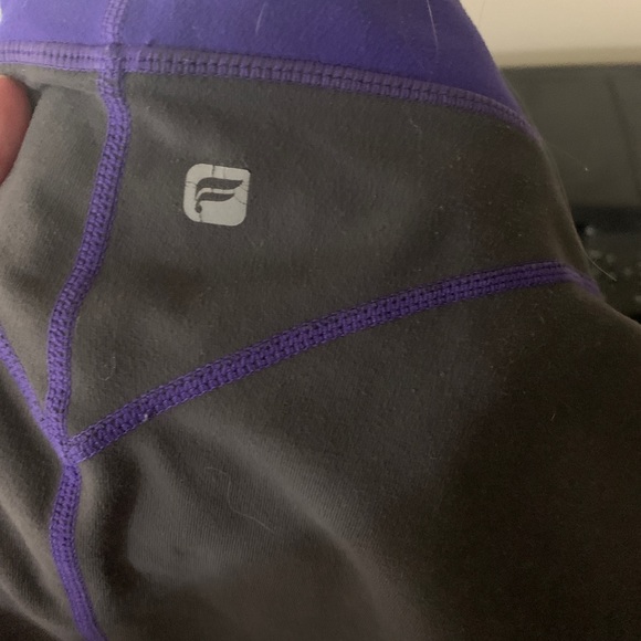 Fabletics Small Purple and Grey Leggings - Picture 3 of 3